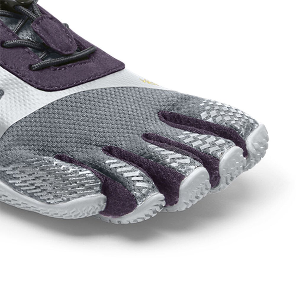 Tenis Deportivos Mujer Grises/Morados - FiveFingers Kso Evo - WIQKUG-398